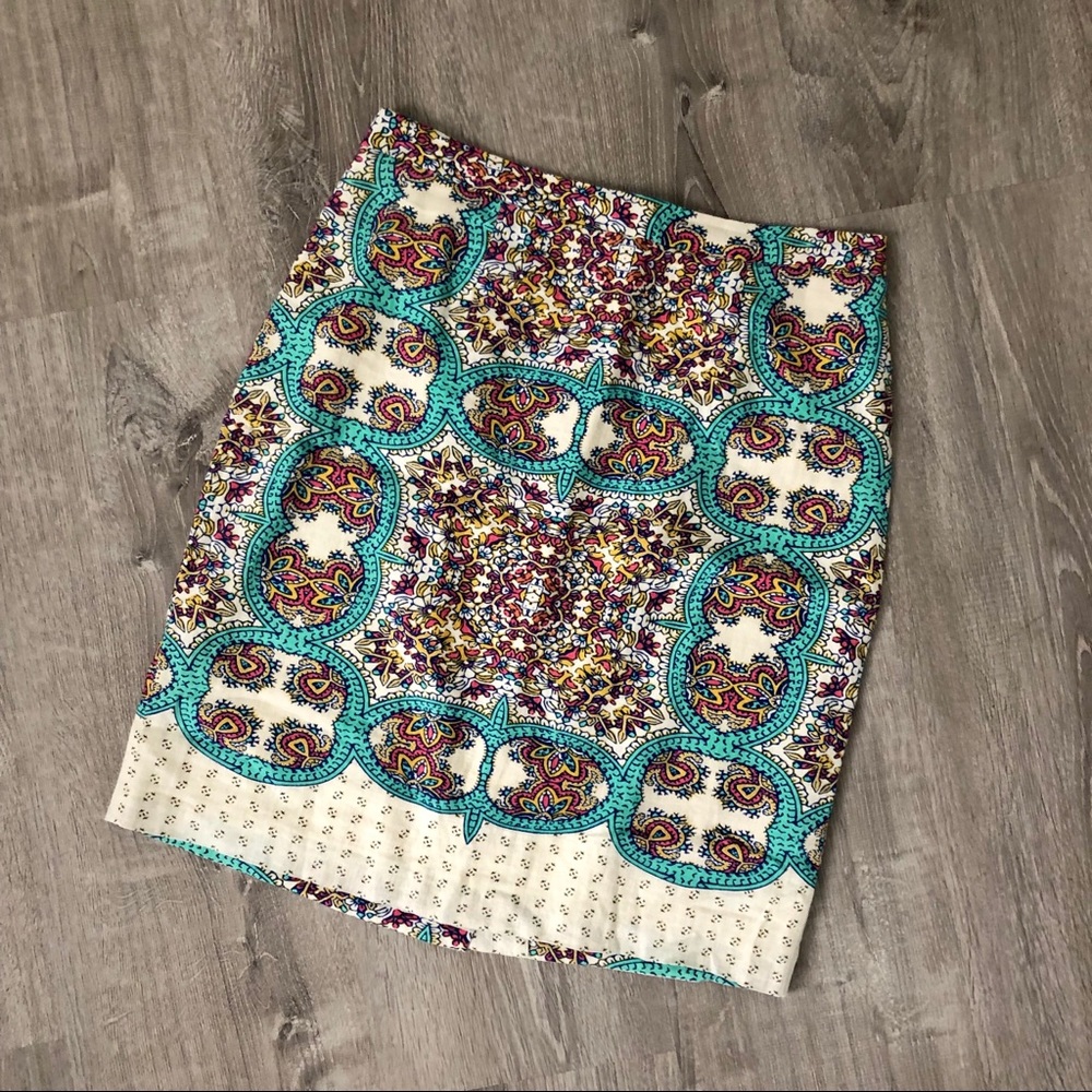 Maeve (Anthropologie) Kaleidoscope Skirt 💙💕💛